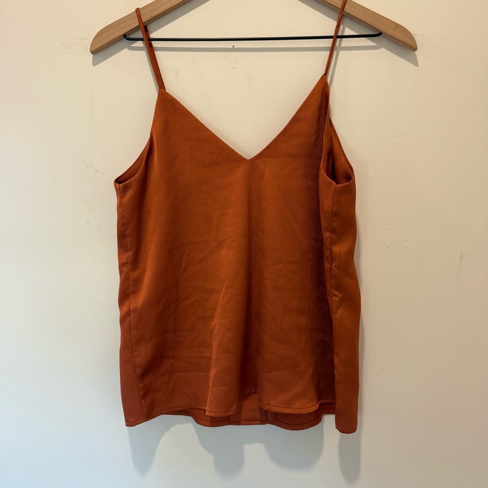 Mango Rust Tank With Button Front - image 4